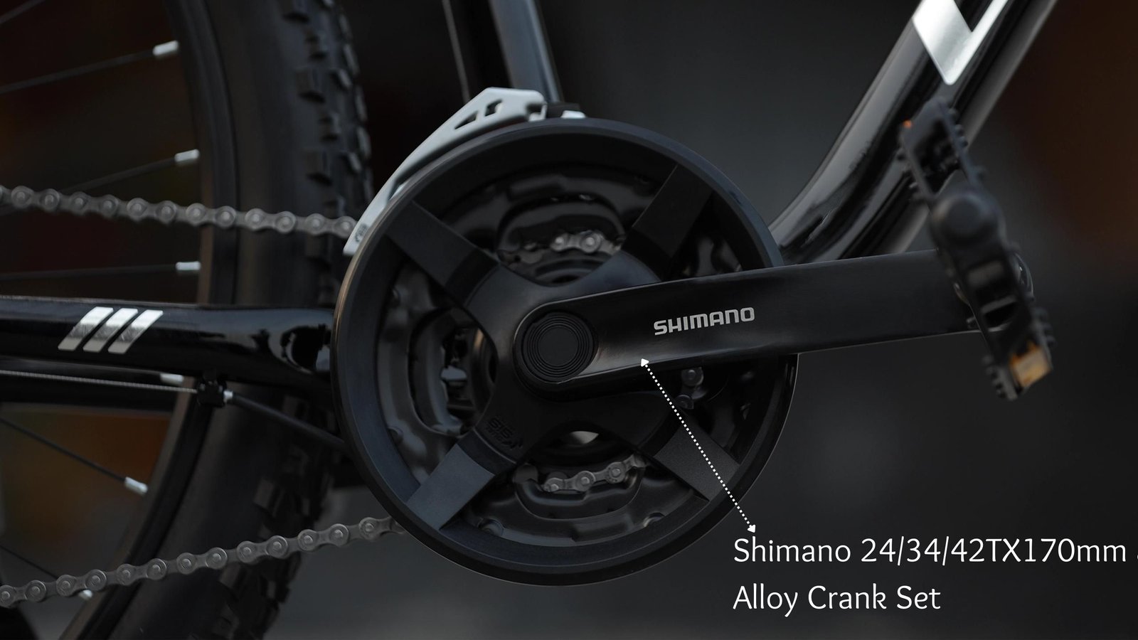 Premium Alloy Bikes Original Shimano CrankSet